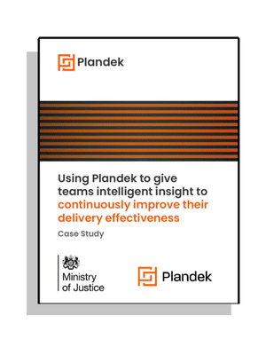 Plandek's case study on the UK Ministry of Justice in the public sector