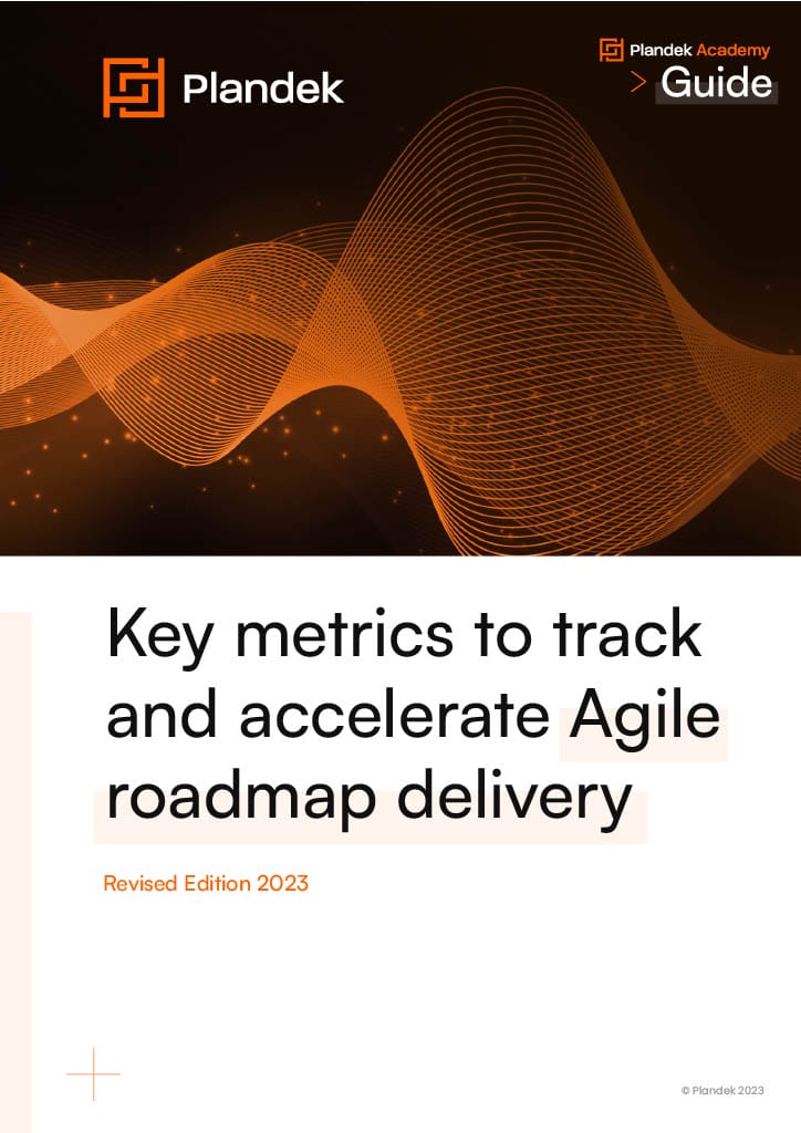 Front cover - Key metrics to track and accelerate Agile roadmap delivery